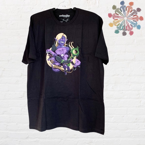 Dota 2 Men's 'Facelift Void' Gaming T-Shirt in Black Size XL - Picture 2 of 7